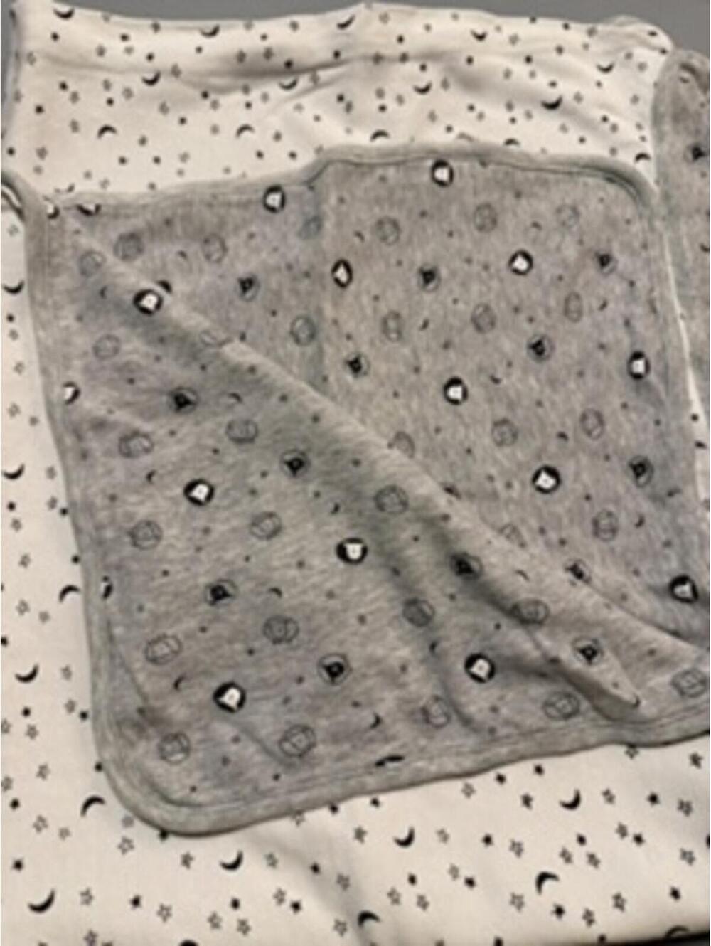 Mac N Moon Baby Receiving Blanket